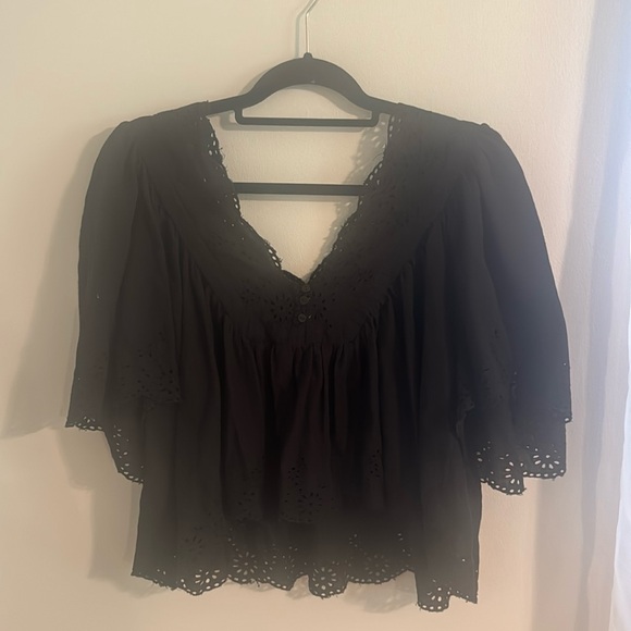 free people costa eyelet top - Picture 2 of 5